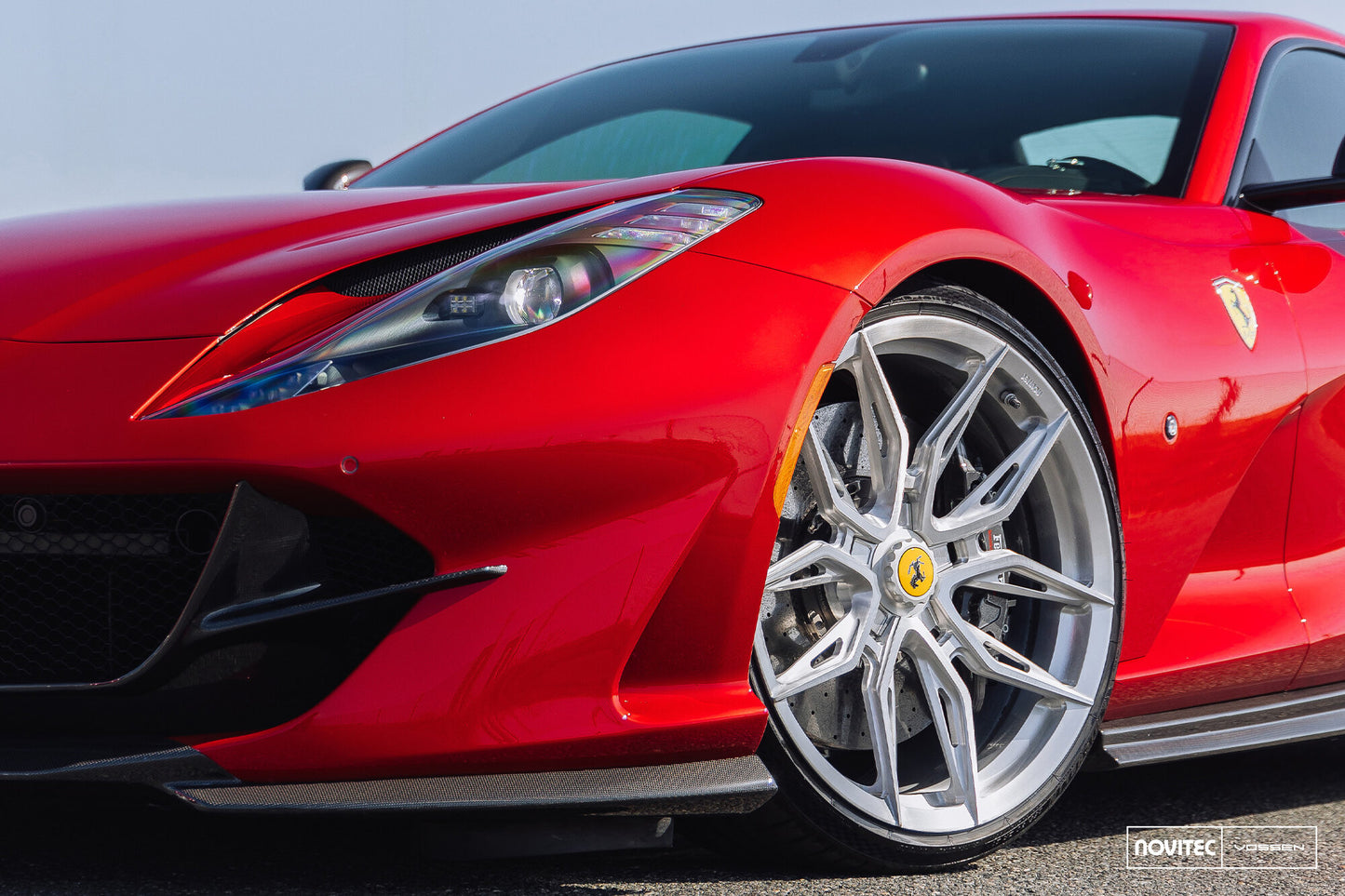 Vossen NF11 Wheel Set for Ferrari 812 Superfast - 21 Inch - Gloss Clear