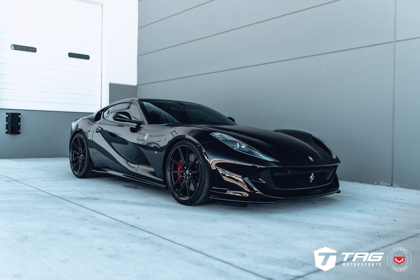 Vossen NF9 Wheel Set for Ferrari 812 Superfast - 21 Inch - Satin Black