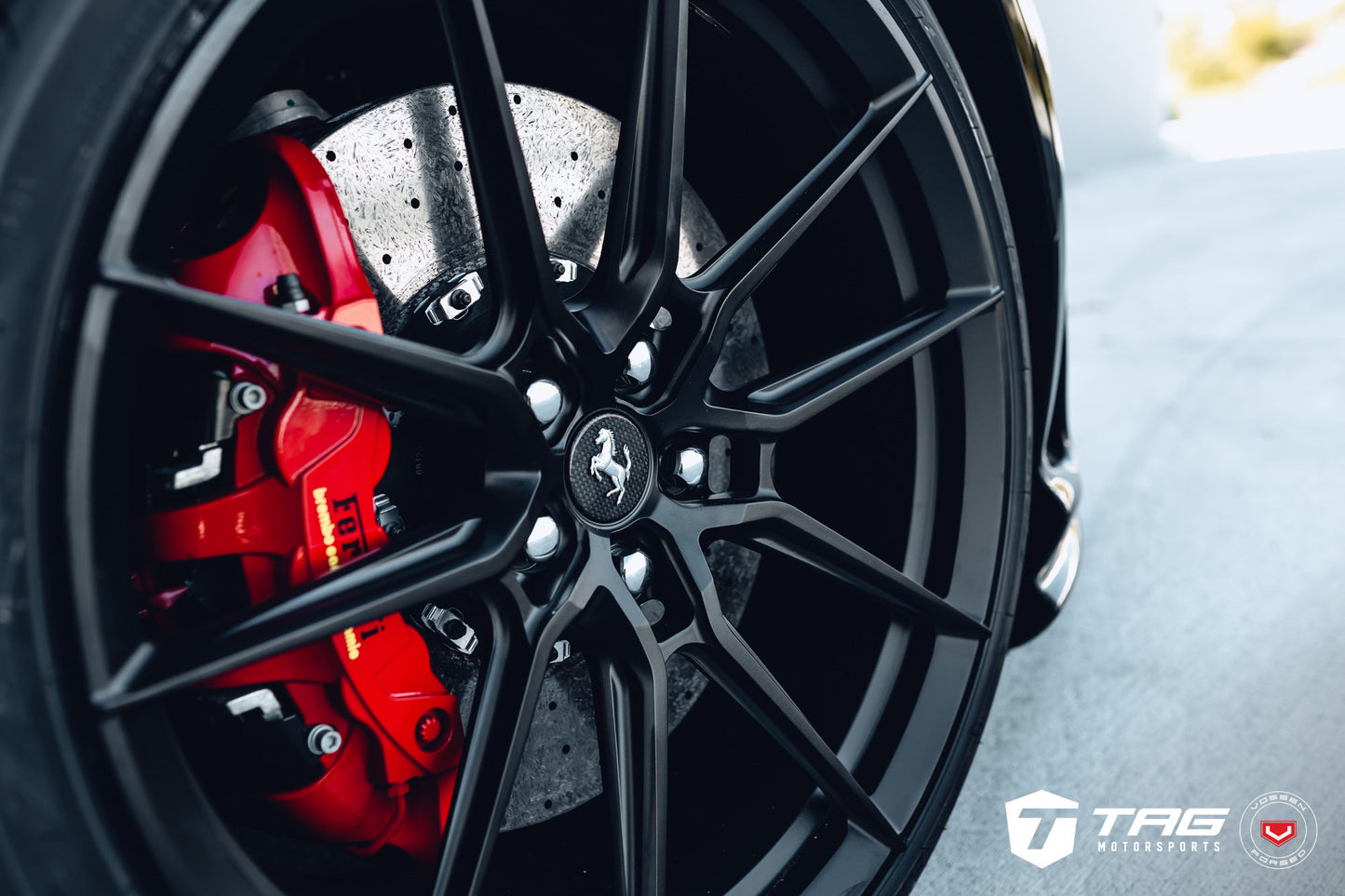 Vossen NF9 Wheel Set for Ferrari 812 Superfast - 21 Inch - Satin Black