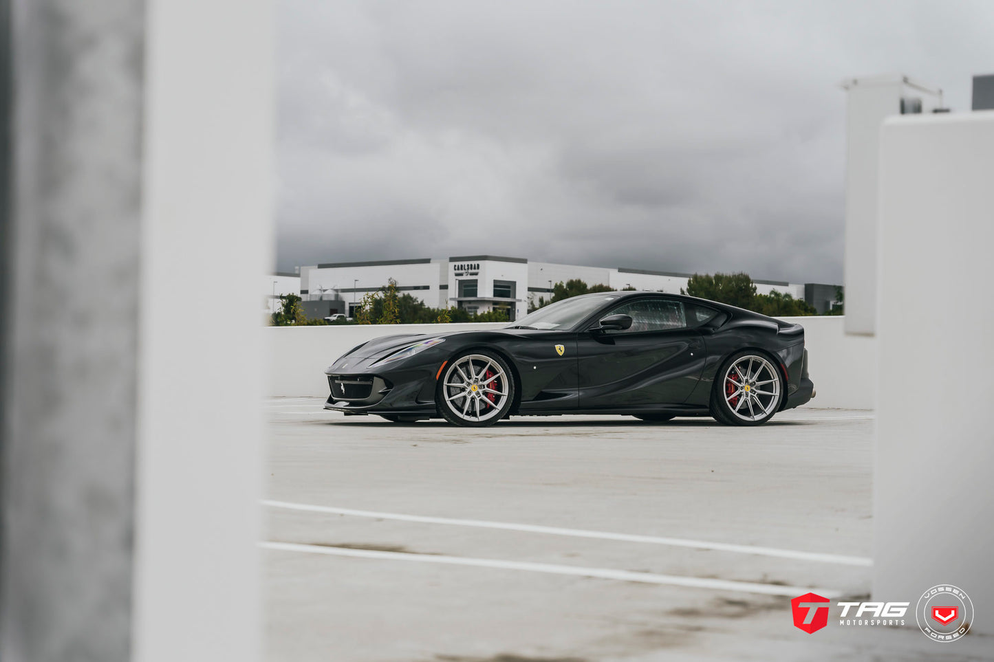 Vossen NF9 Wheel Set for Ferrari 812 Superfast - 21 Inch - Light Smoke