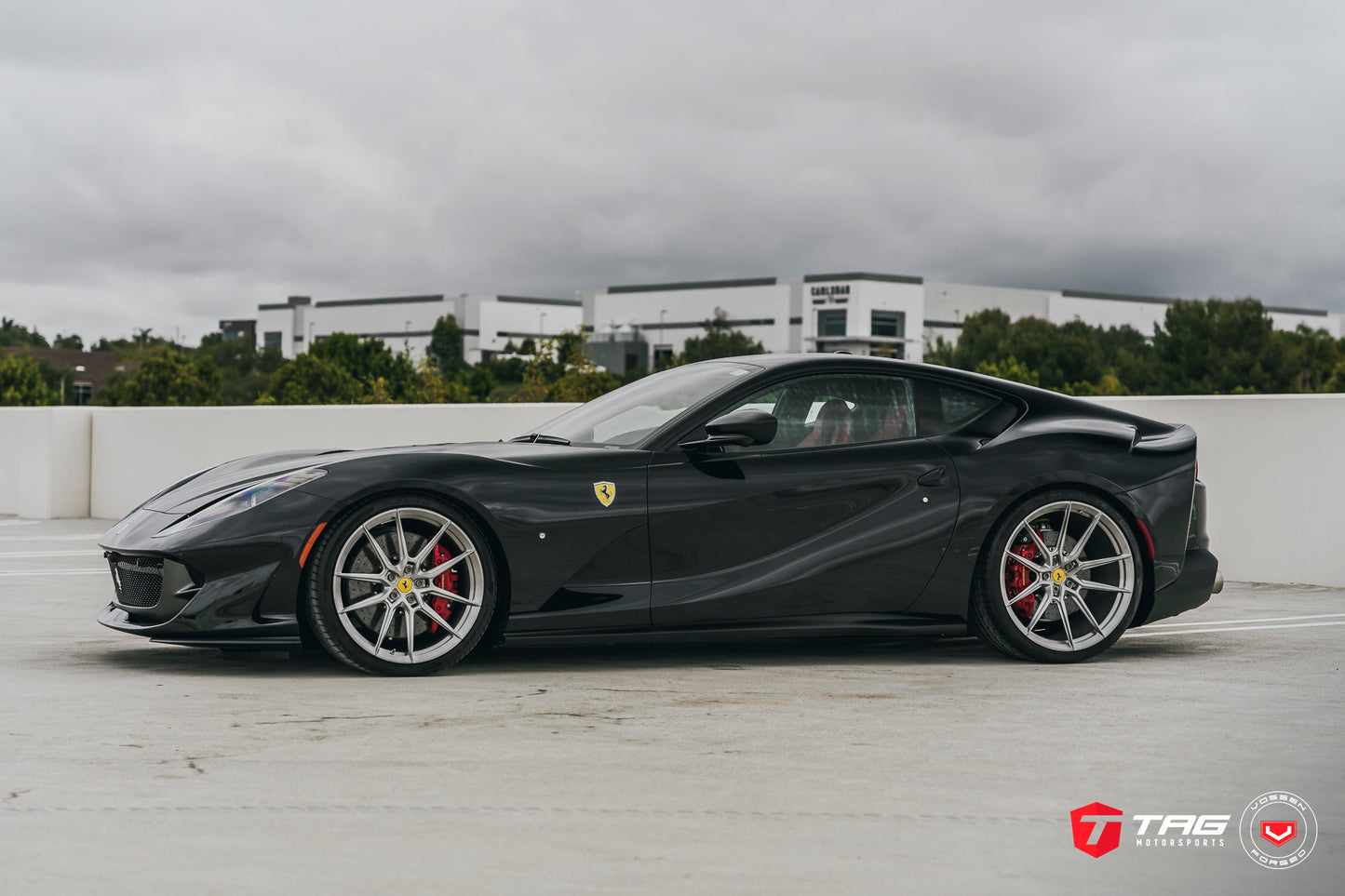Vossen NF9 Wheel Set for Ferrari 812 Superfast - 21 Inch - Light Smoke