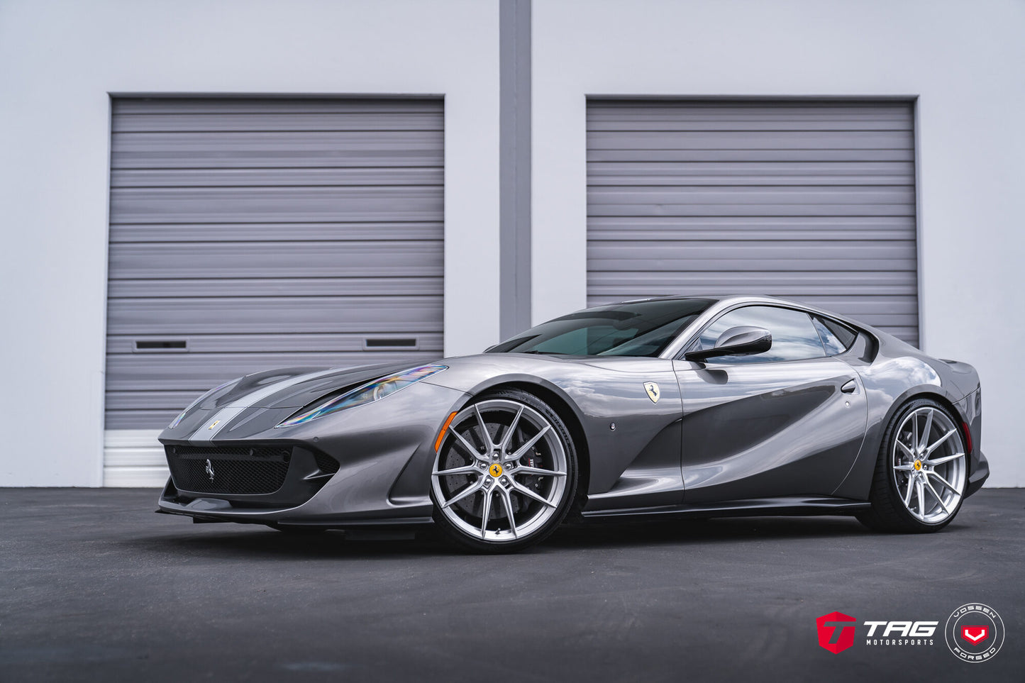 Vossen NF9 Wheel Set for Ferrari 812 Superfast - 21 Inch - Gloss Clear