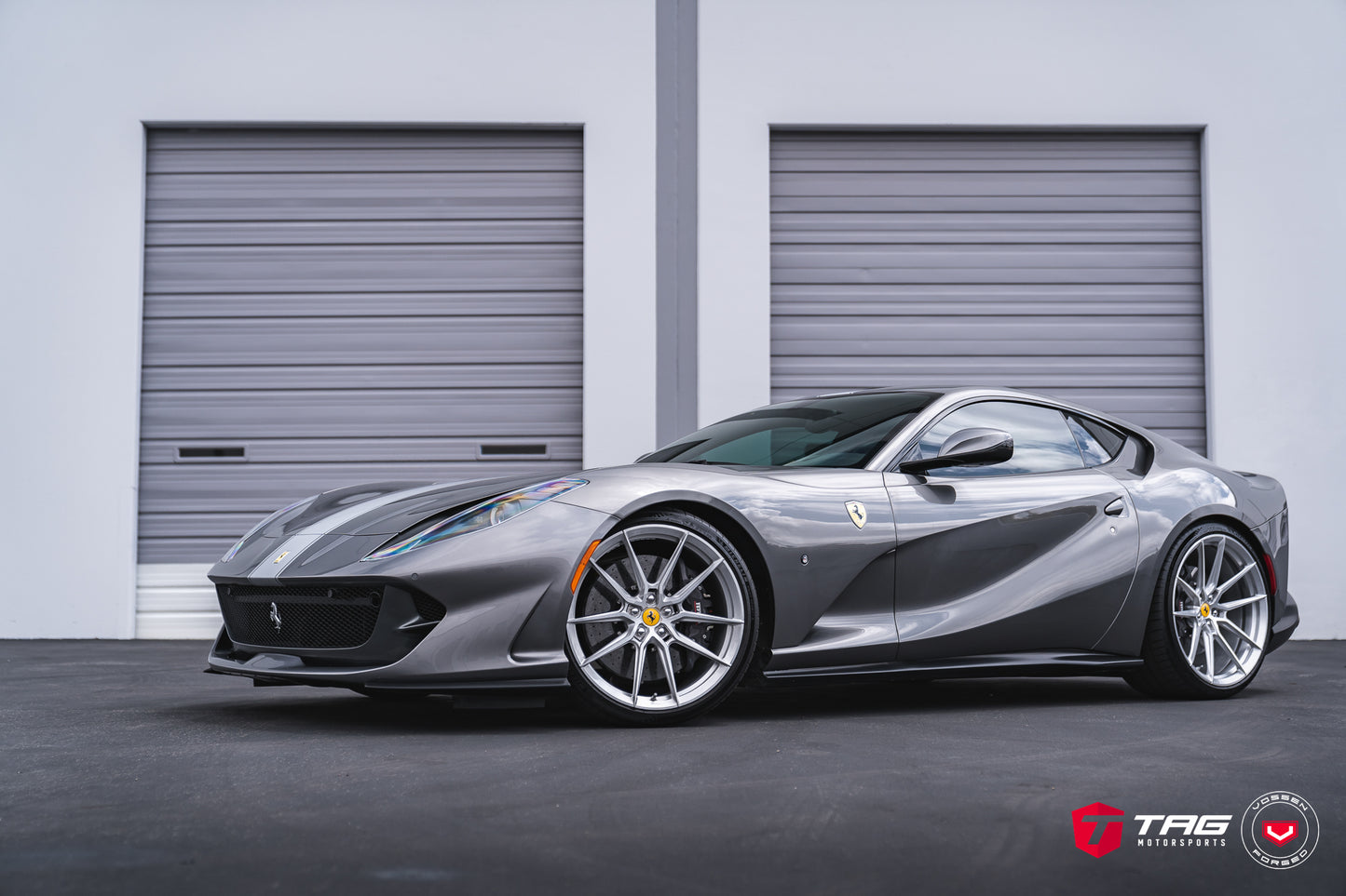 Vossen NF9 Wheel Set for Ferrari 812 Superfast - 21 Inch - Gloss Clear