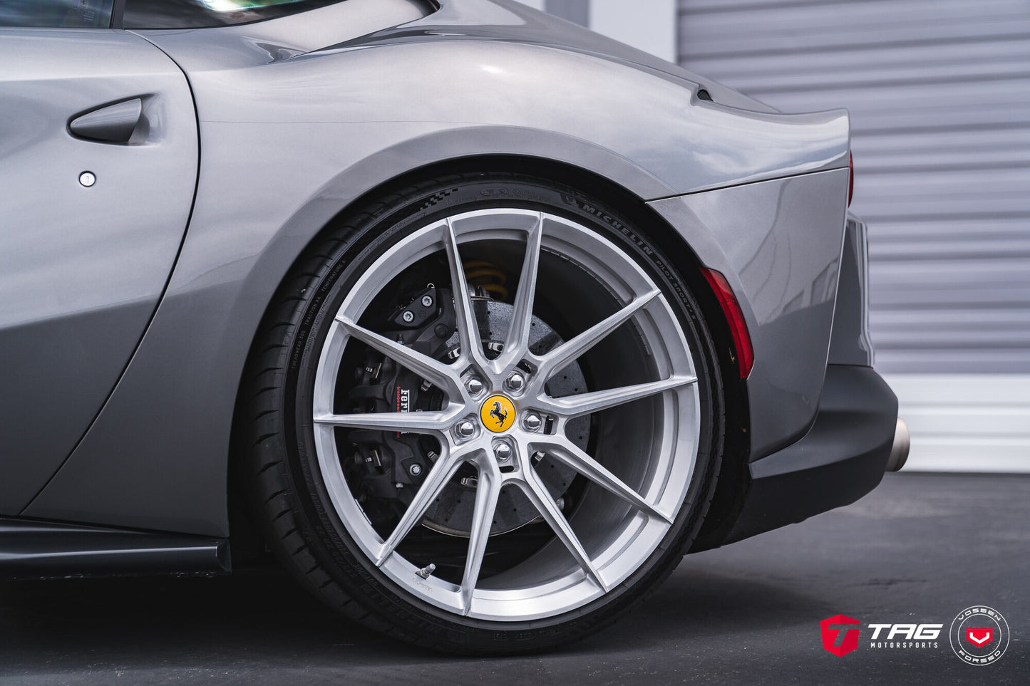Vossen NF9 Wheel Set for Ferrari 812 Superfast - 21 Inch - Gloss Clear