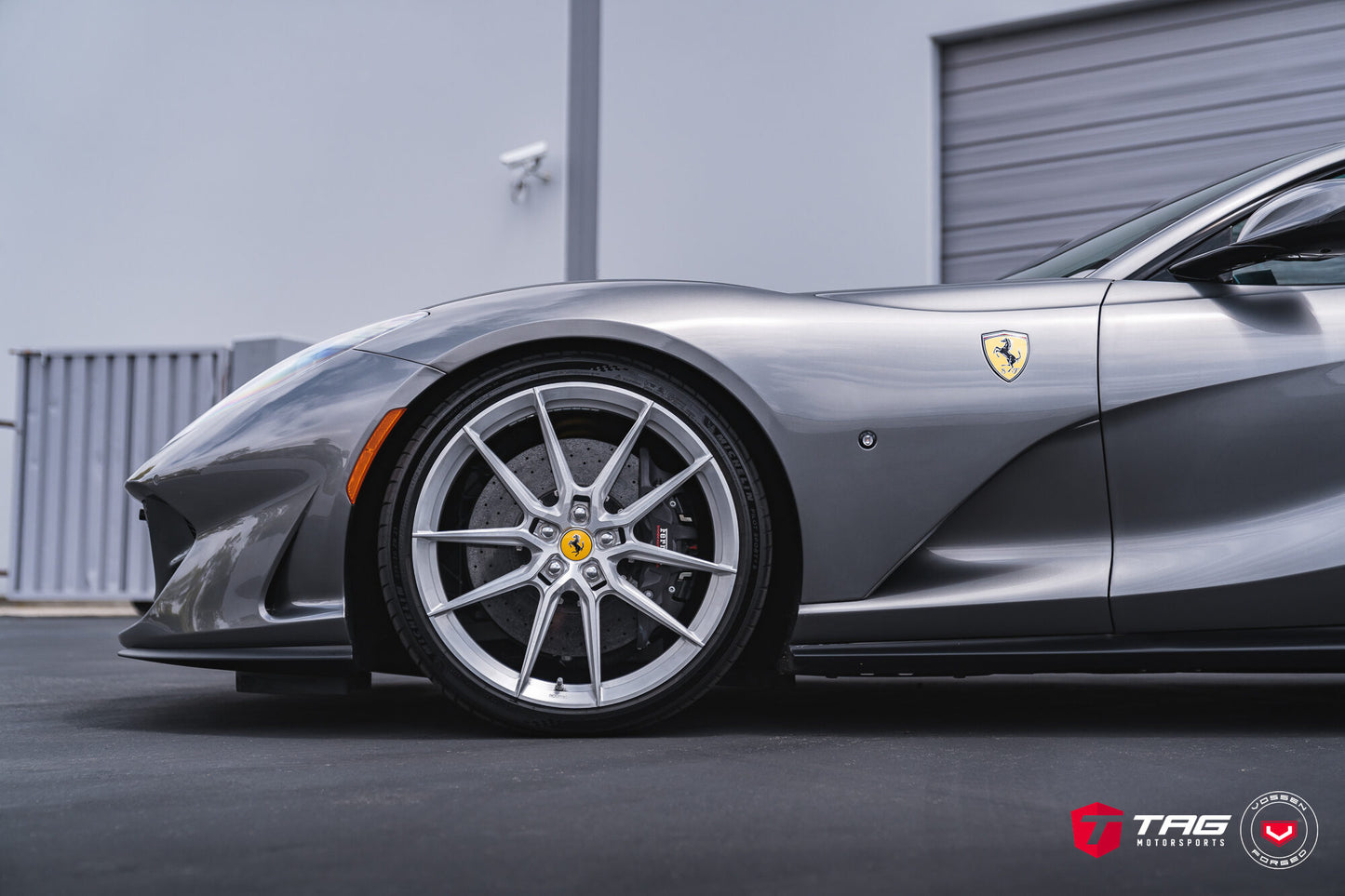 Vossen NF9 Wheel Set for Ferrari 812 Superfast - 21 Inch - Gloss Clear