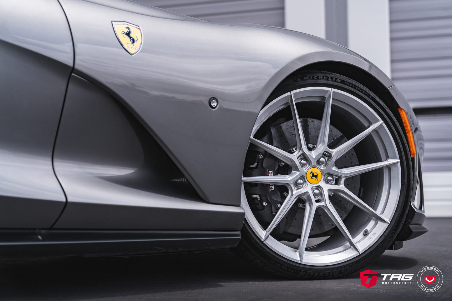Vossen NF9 Wheel Set for Ferrari 812 Superfast - 21 Inch - Gloss Clear