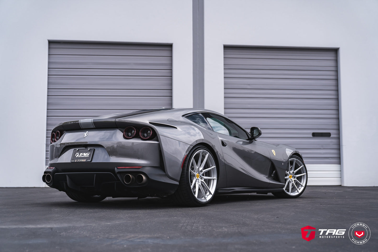 Vossen NF9 Wheel Set for Ferrari 812 Superfast - 21 Inch - Gloss Clear