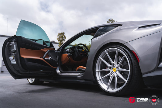 Vossen NF9 Wheel Set for Ferrari 812 Superfast - 21 Inch - Gloss Clear
