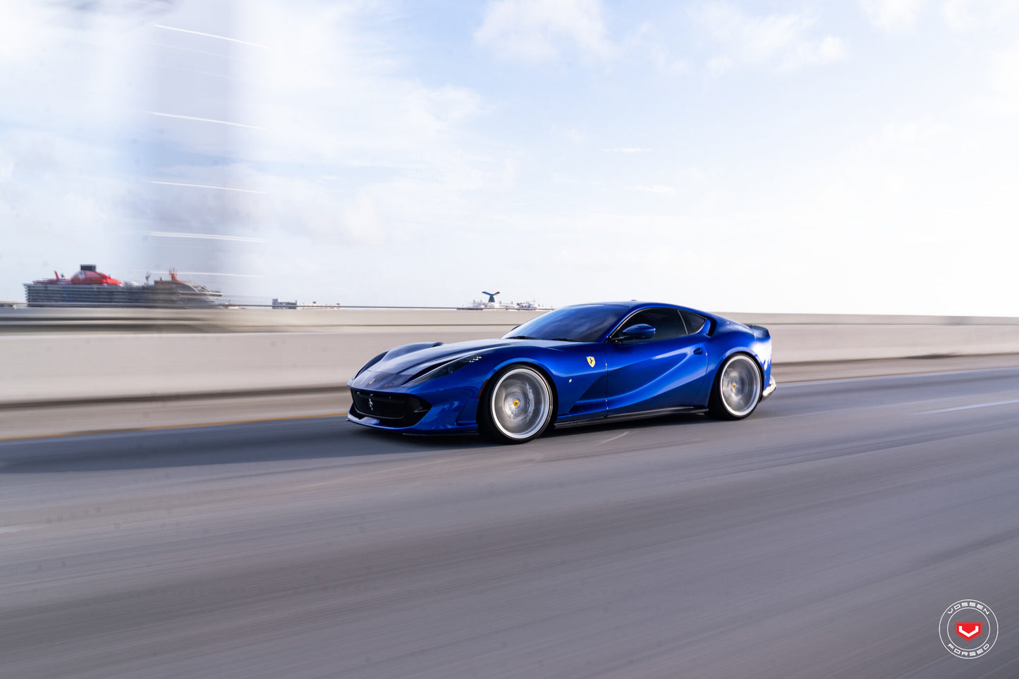 Vossen S21-02 Wheel Set for Ferrari 812 Superfast - 21 Inch - Gloss Clear
