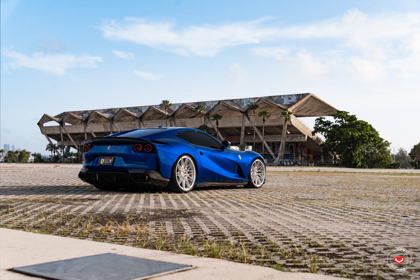Vossen S21-02 Wheel Set for Ferrari 812 Superfast - 21 Inch - Gloss Clear