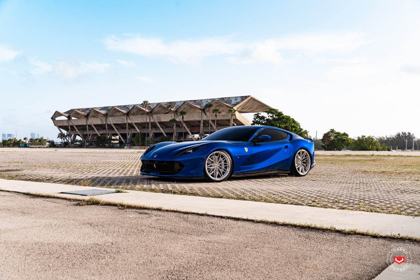 Vossen S21-02 Wheel Set for Ferrari 812 Superfast - 21 Inch - Gloss Clear