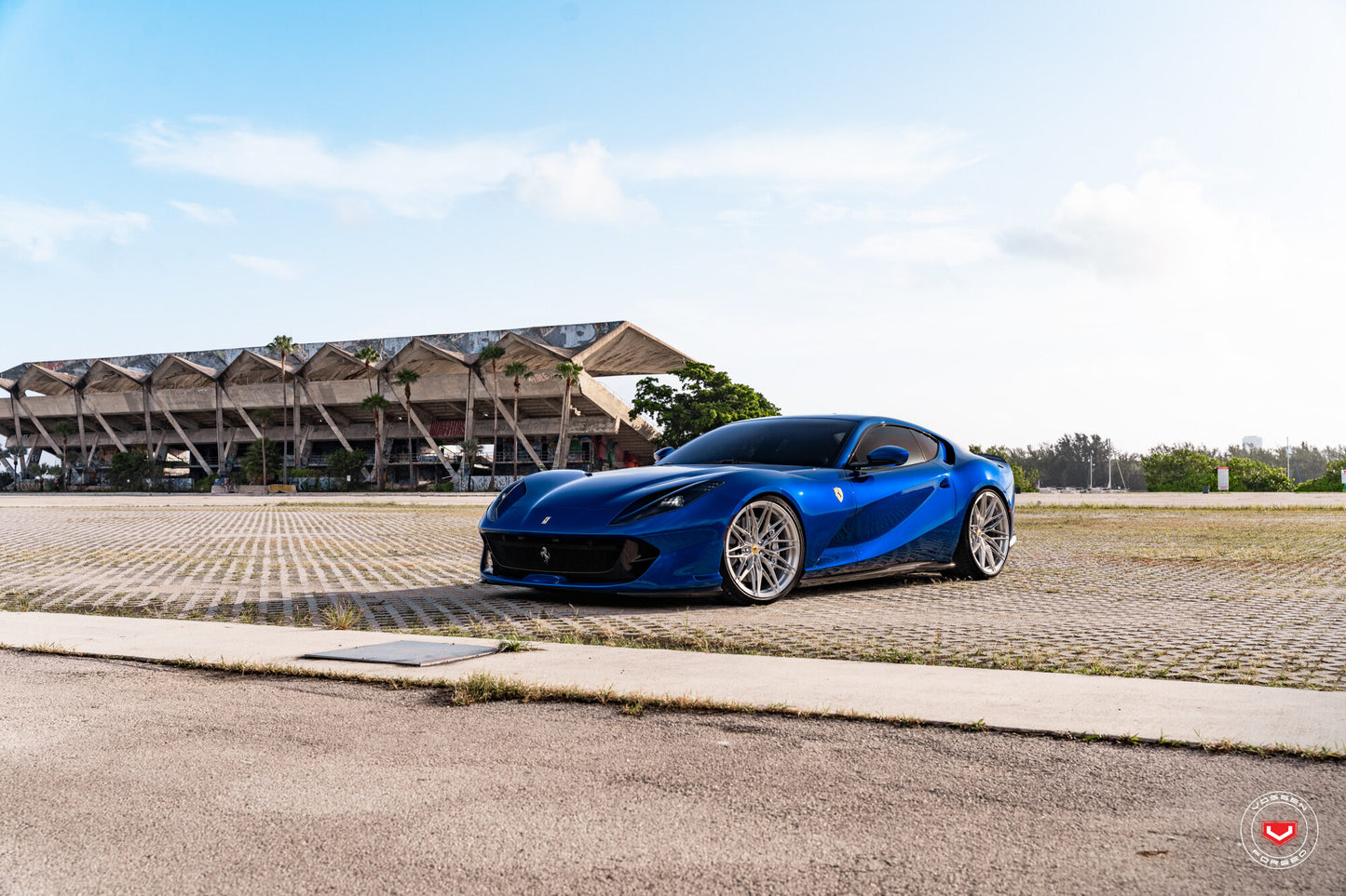 Vossen S21-02 Wheel Set for Ferrari 812 Superfast - 21 Inch - Gloss Clear