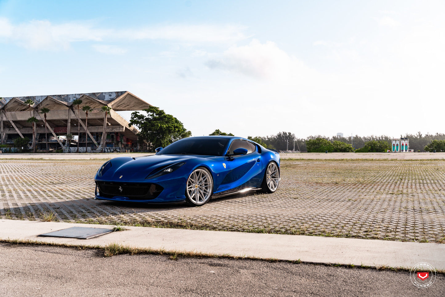 Vossen S21-02 Wheel Set for Ferrari 812 Superfast - 21 Inch - Gloss Clear
