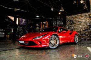 Vossen EVO-1 (3-Piece) Wheel Set for Ferrari F8 - Patina Gold