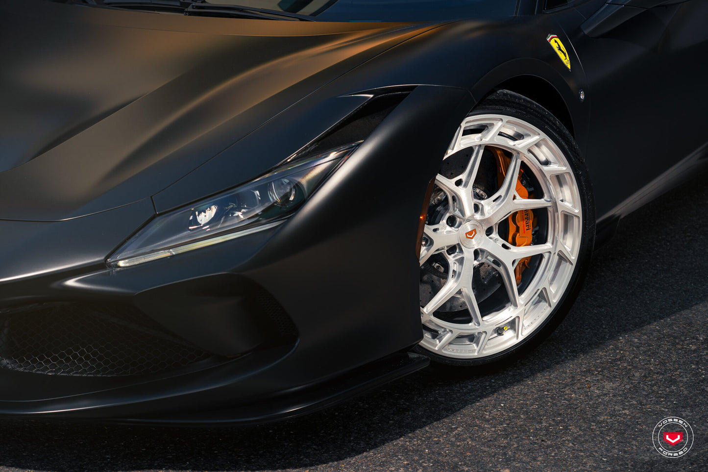 Vossen LC3-01T Wheel Set for Ferrari F8 - 21 Inch - Gloss Clear