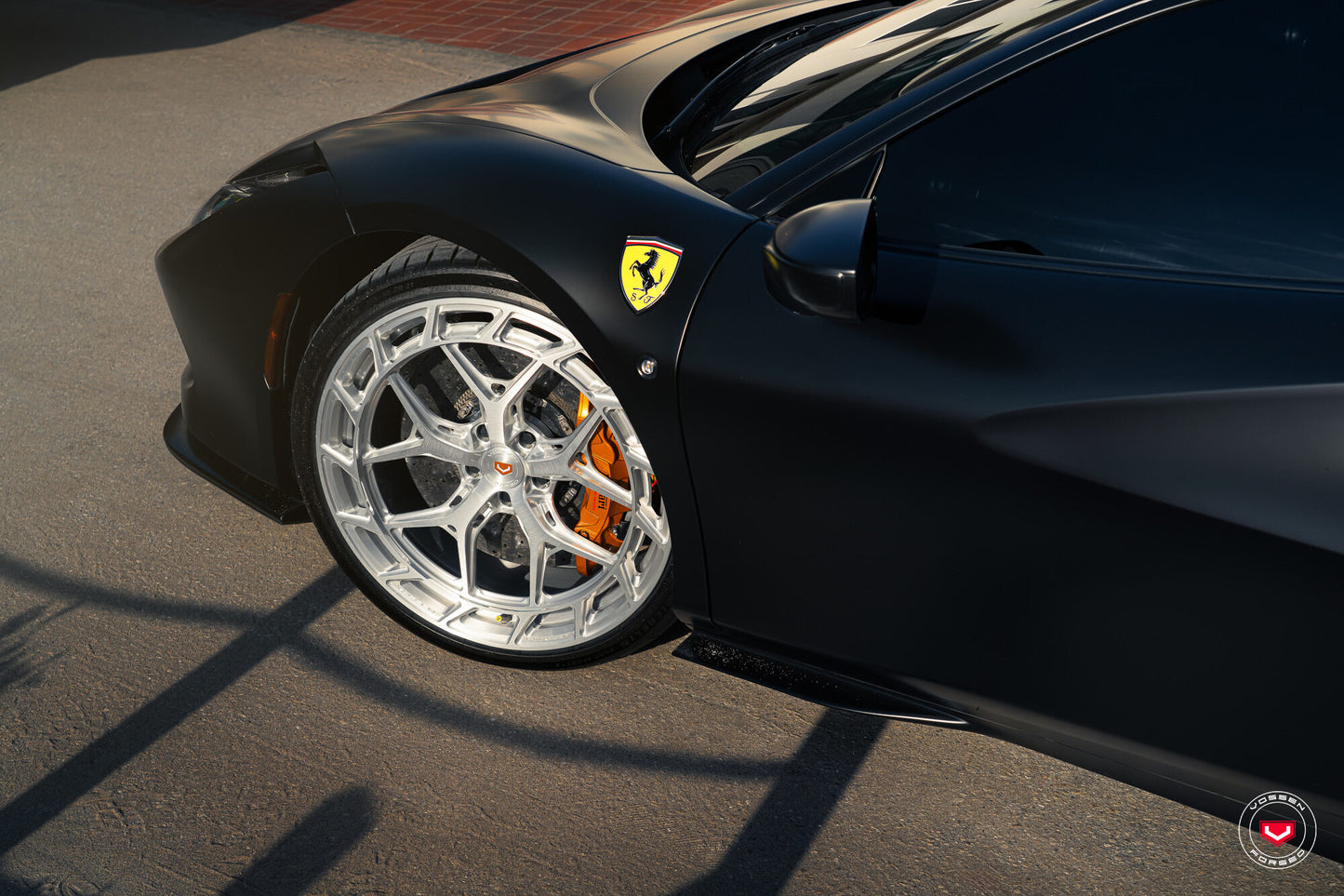 Vossen LC3-01T Wheel Set for Ferrari F8 - 21 Inch - Gloss Clear