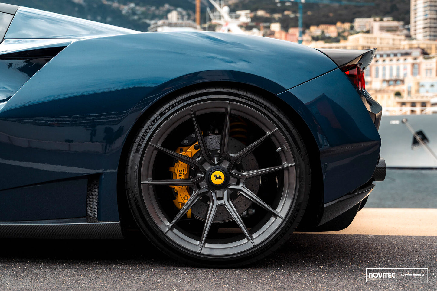 Vossen NF10 Wheel Set for Ferrari F8 - 21 Inch - Dark Smoke