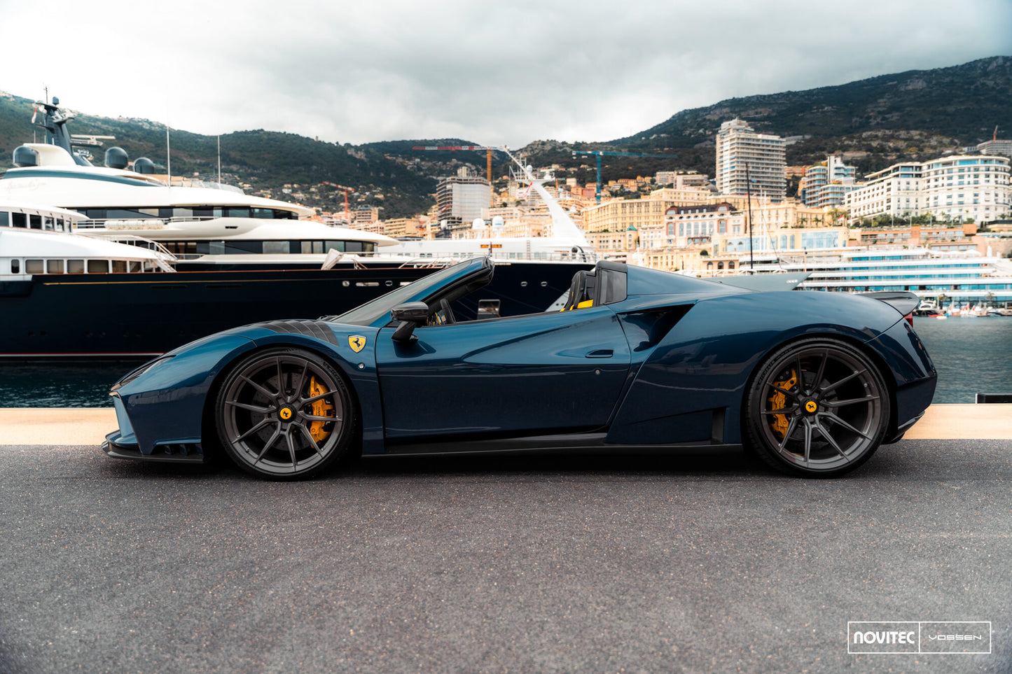 Vossen NF10 Wheel Set for Ferrari F8 - 21 Inch - Dark Smoke