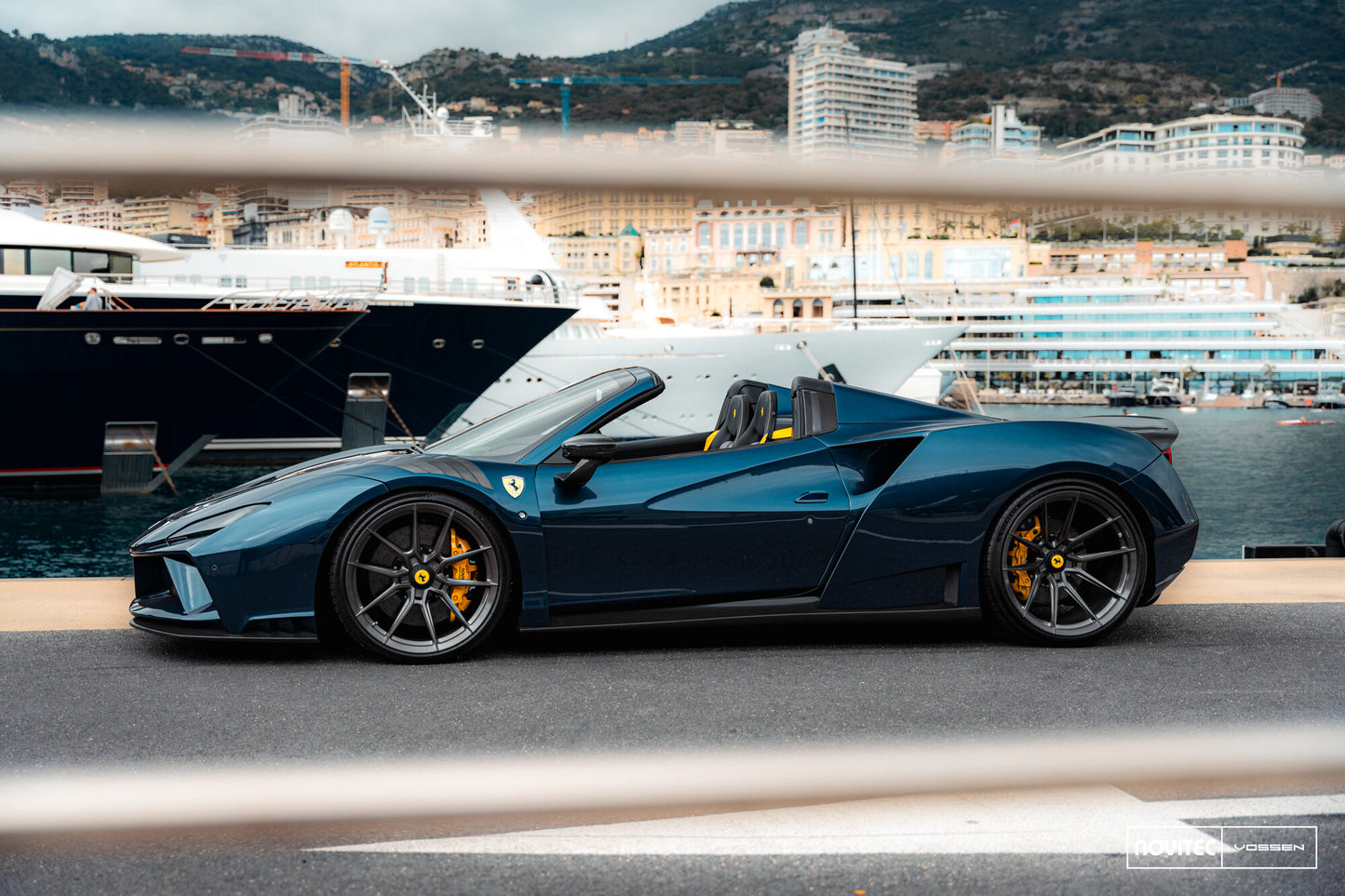 Vossen NF10 Wheel Set for Ferrari F8 - 21 Inch - Dark Smoke
