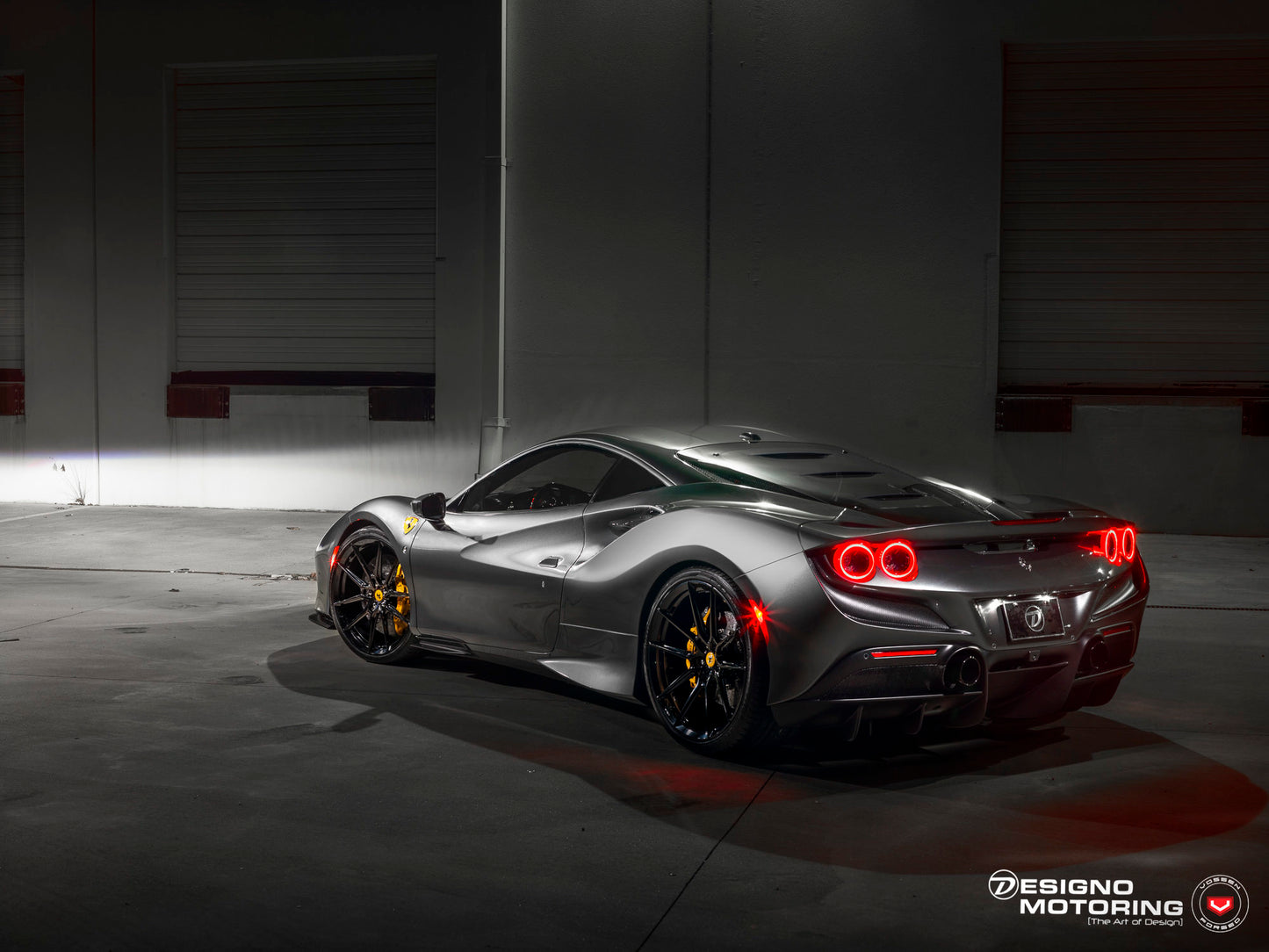 Vossen NF9 Wheel Set for Ferrari F8 - 21 Inch - Gloss Black