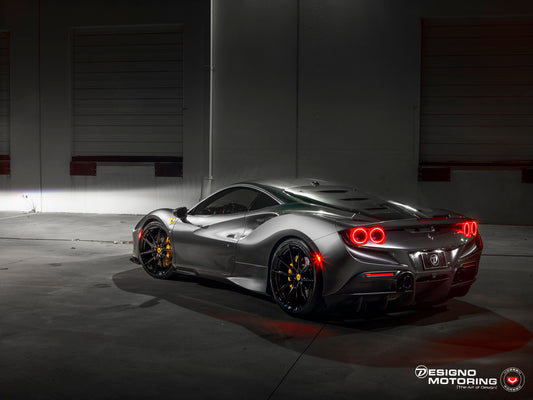 Vossen NF9 Wheel Set for Ferrari F8 - 21 Inch - Gloss Black