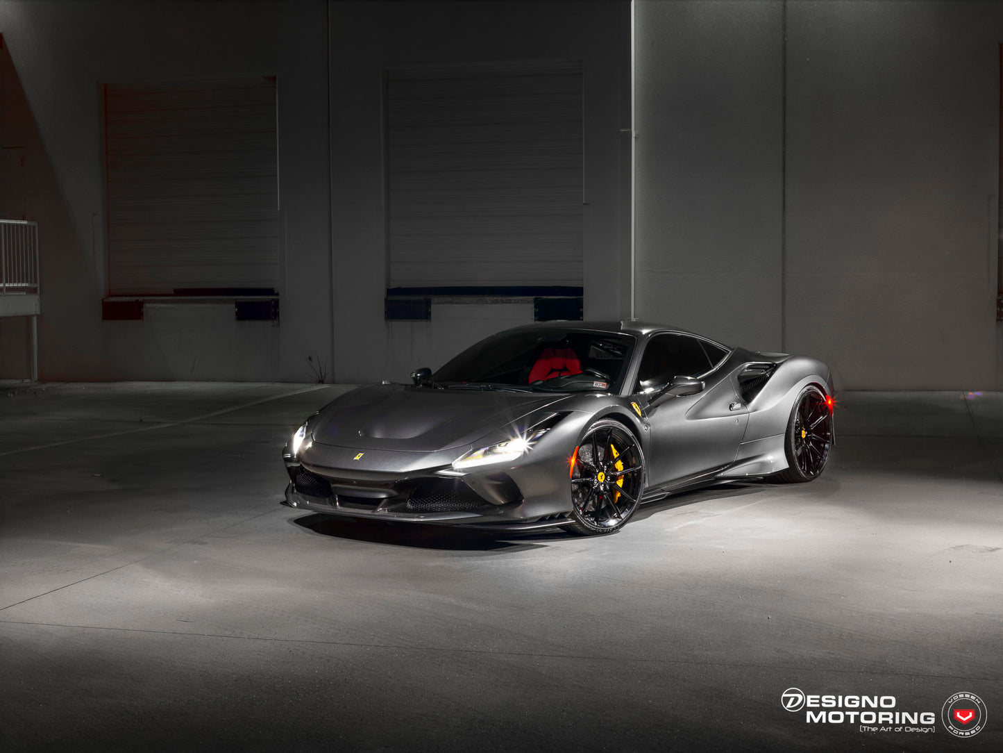 Vossen NF9 Wheel Set for Ferrari F8 - 21 Inch - Gloss Black