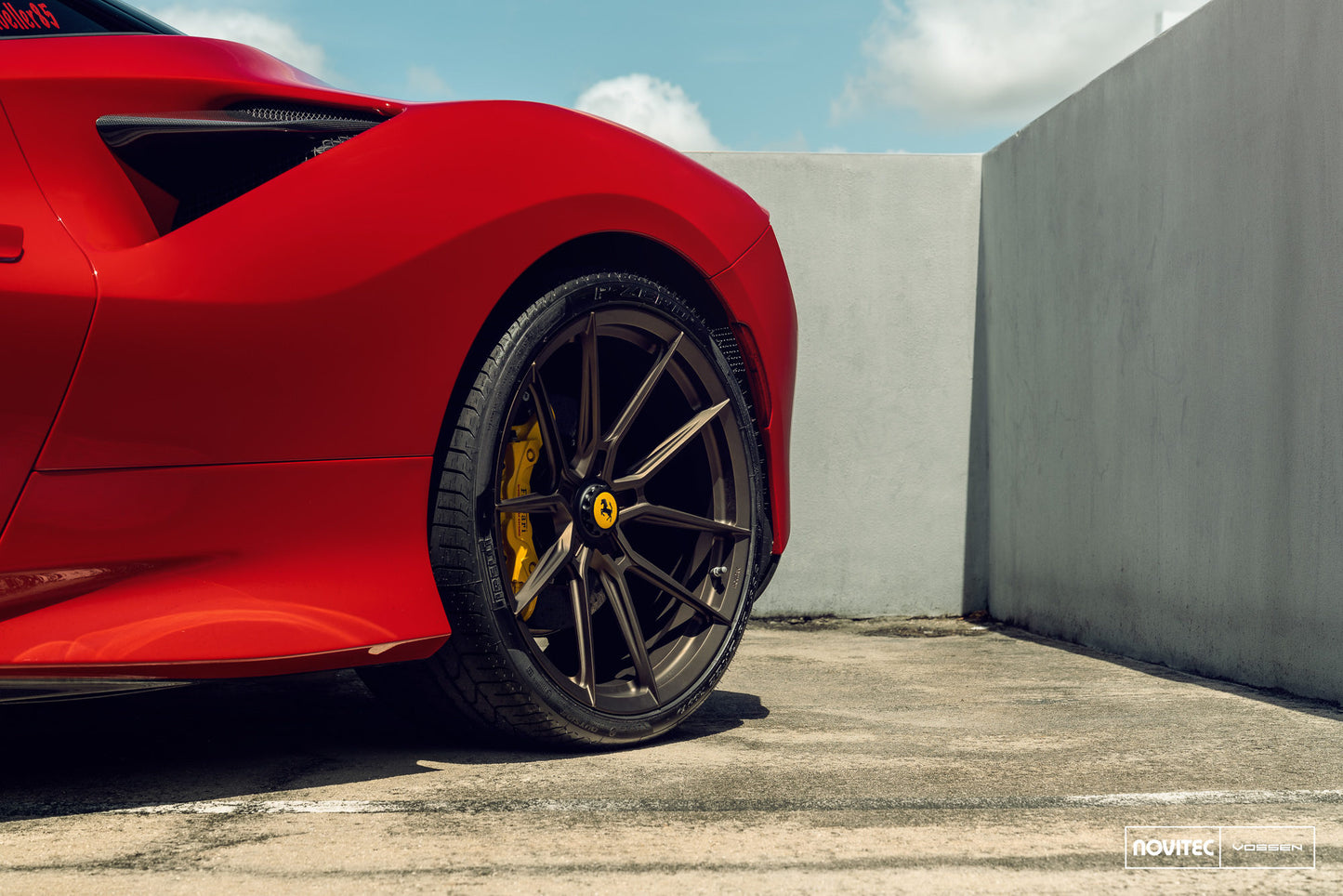 Vossen NF10 Wheel Set for Ferrari F8 - 21 Inch - Bronzino