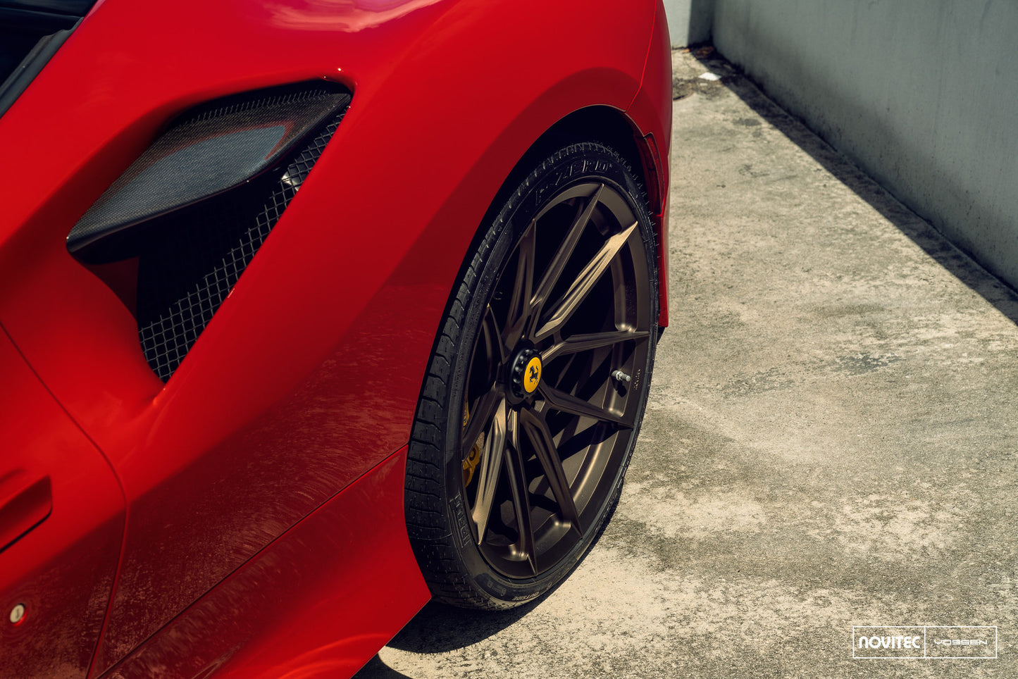 Vossen NF10 Wheel Set for Ferrari F8 - 21 Inch - Bronzino