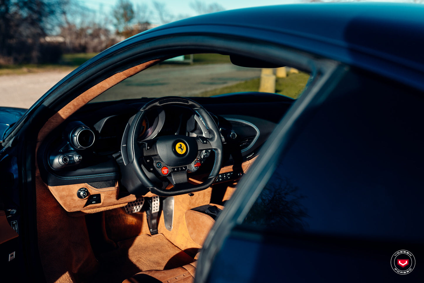 Vossen NF10 Wheel Set for Ferrari F8 - 21 Inch - Brickell Bronze