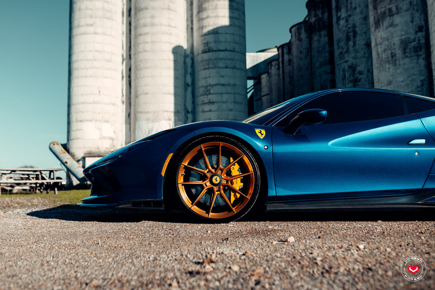 Vossen NF10 Wheel Set for Ferrari F8 - 21 Inch - Brickell Bronze
