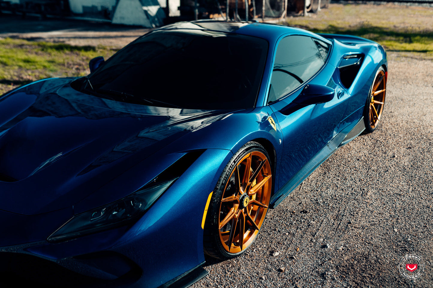 Vossen NF10 Wheel Set for Ferrari F8 - 21 Inch - Brickell Bronze
