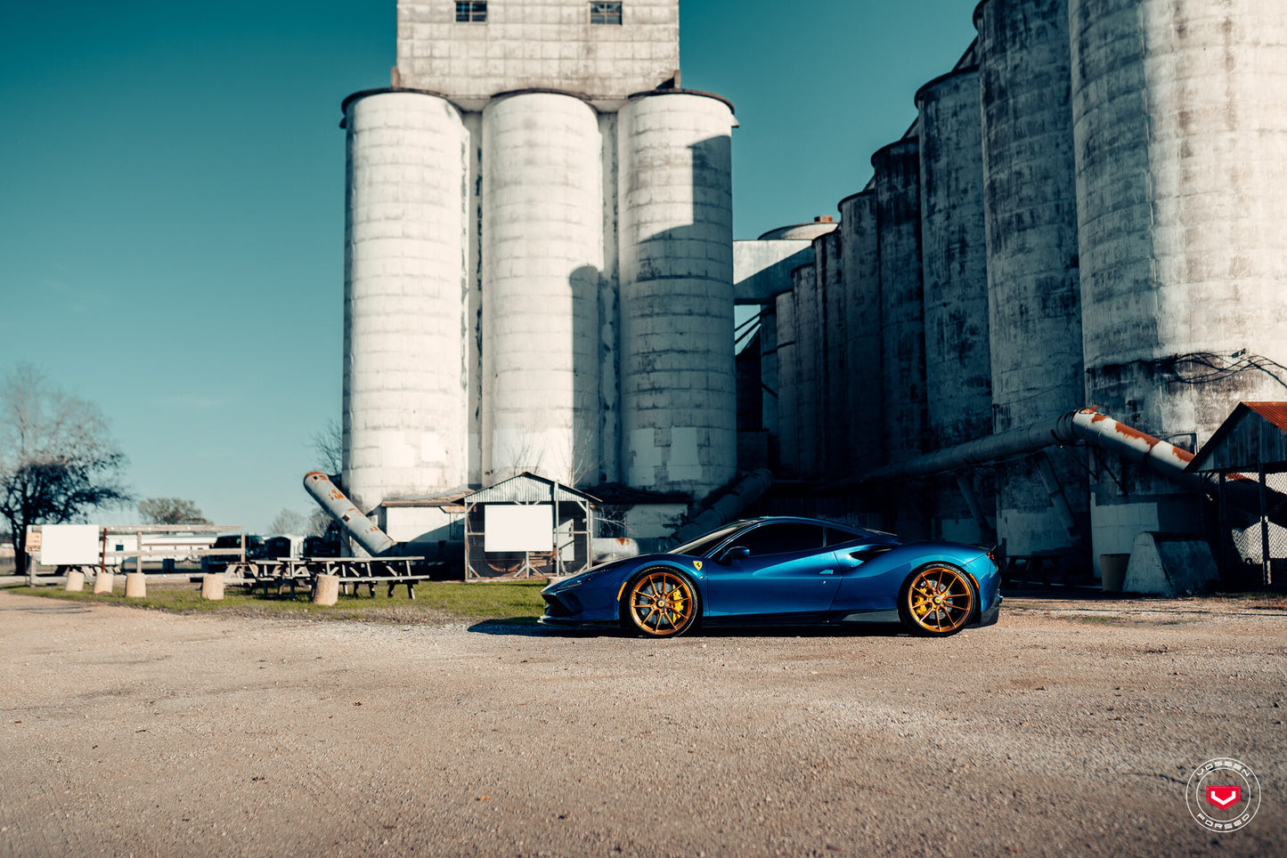 Vossen NF10 Wheel Set for Ferrari F8 - 21 Inch - Brickell Bronze