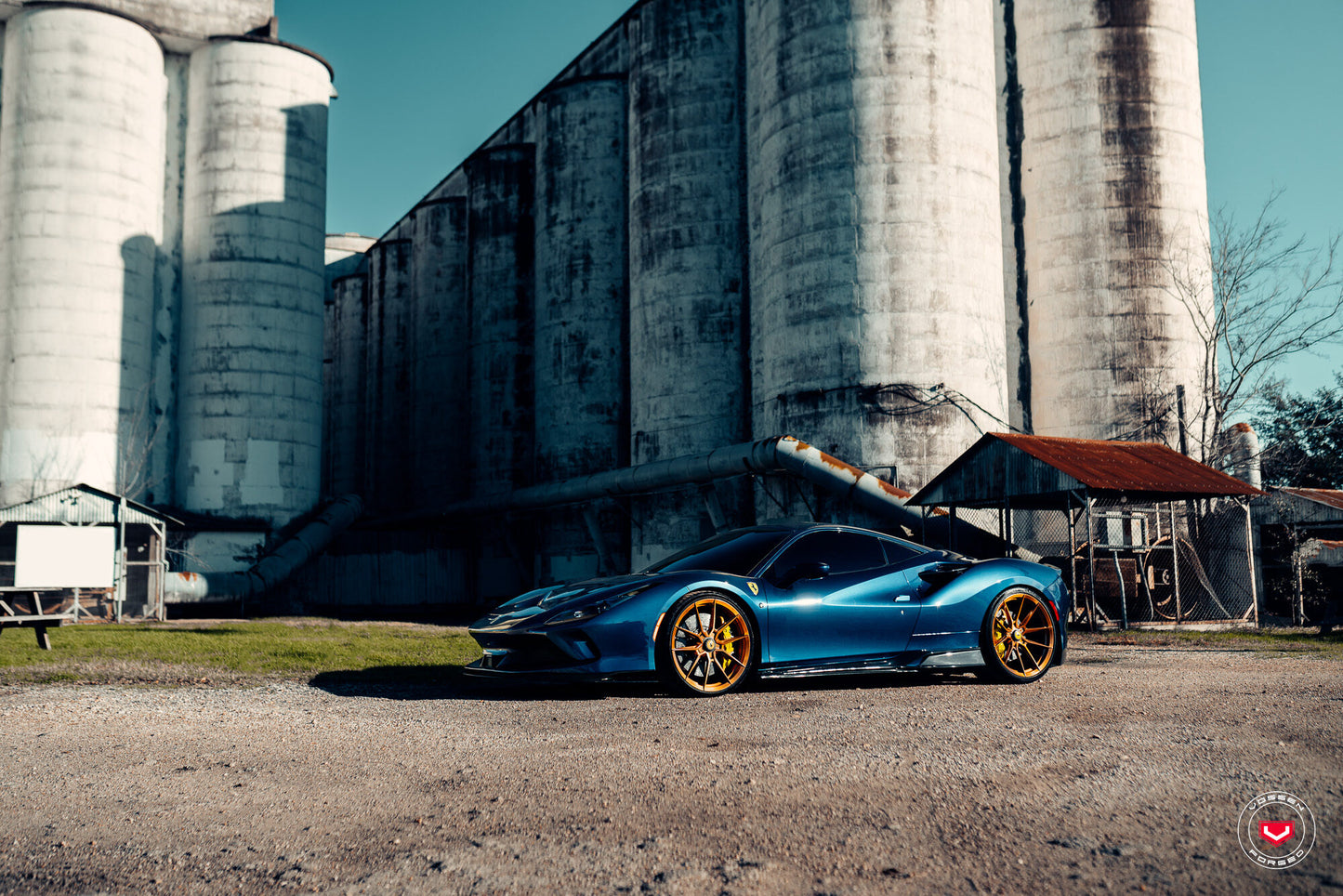 Vossen NF10 Wheel Set for Ferrari F8 - 21 Inch - Brickell Bronze