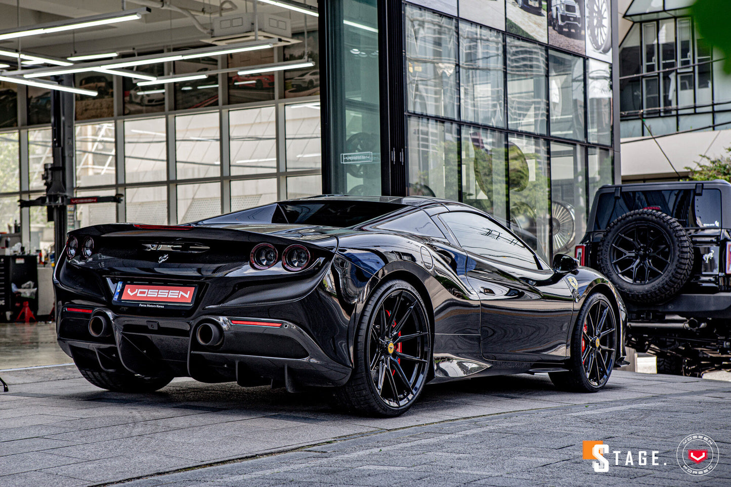 Vossen NF10 Wheel Set for Ferrari F8 - 21 Inch - Gloss Black