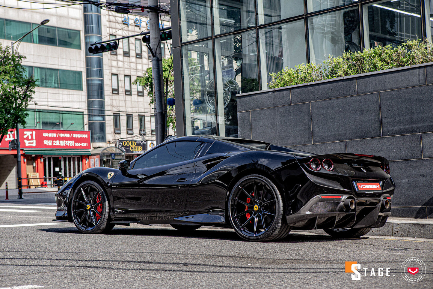 Vossen NF10 Wheel Set for Ferrari F8 - 21 Inch - Gloss Black