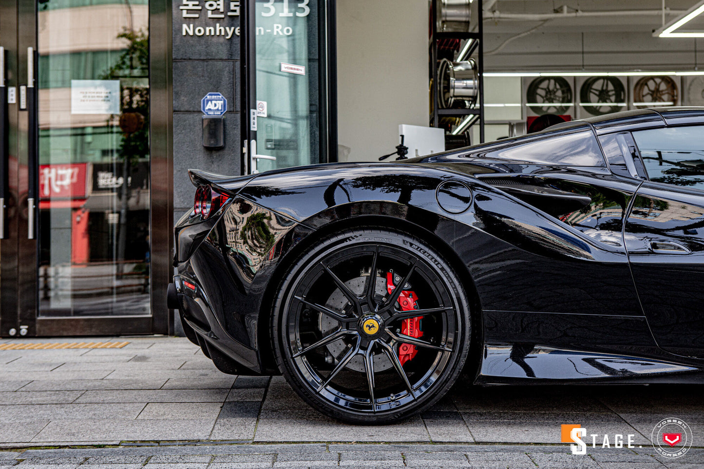 Vossen NF10 Wheel Set for Ferrari F8 - 21 Inch - Gloss Black