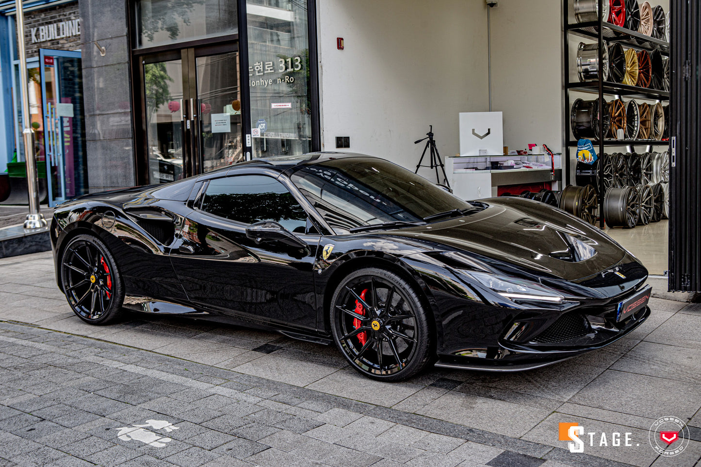 Vossen NF10 Wheel Set for Ferrari F8 - 21 Inch - Gloss Black