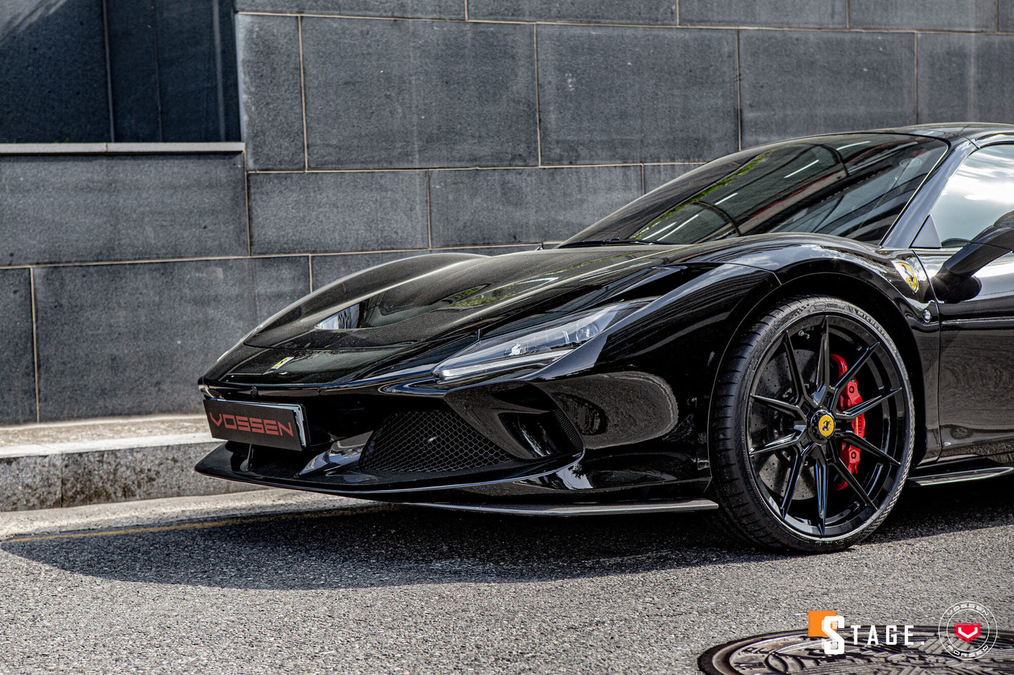 Vossen NF10 Wheel Set for Ferrari F8 - 21 Inch - Gloss Black