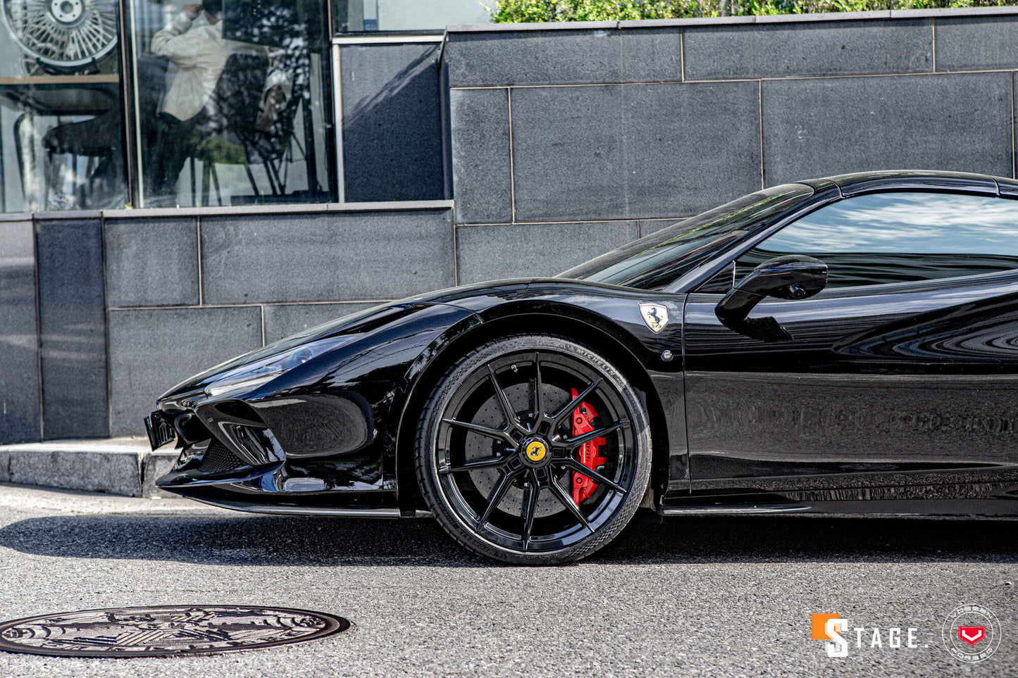 Vossen NF10 Wheel Set for Ferrari F8 - 21 Inch - Gloss Black