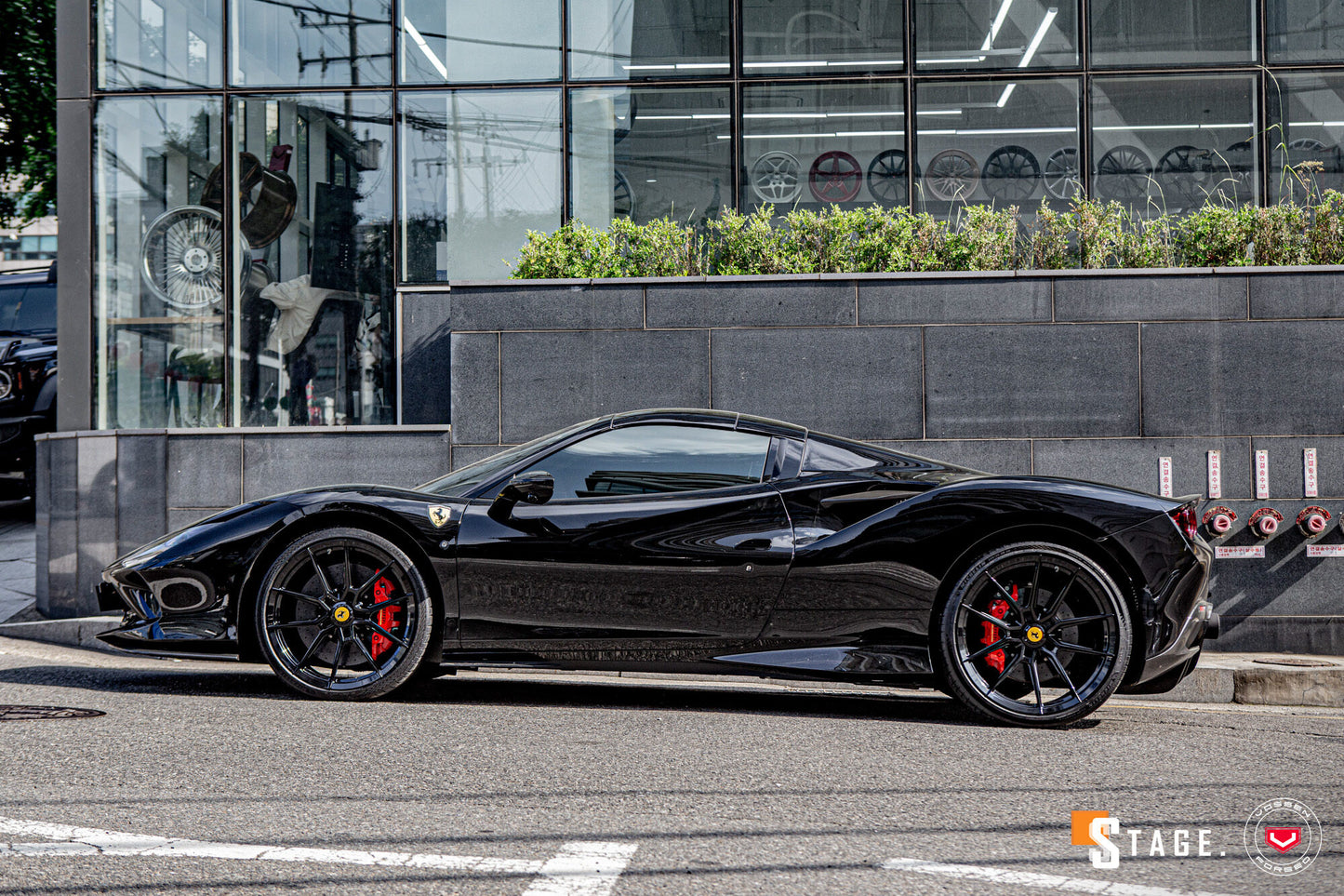 Vossen NF10 Wheel Set for Ferrari F8 - 21 Inch - Gloss Black