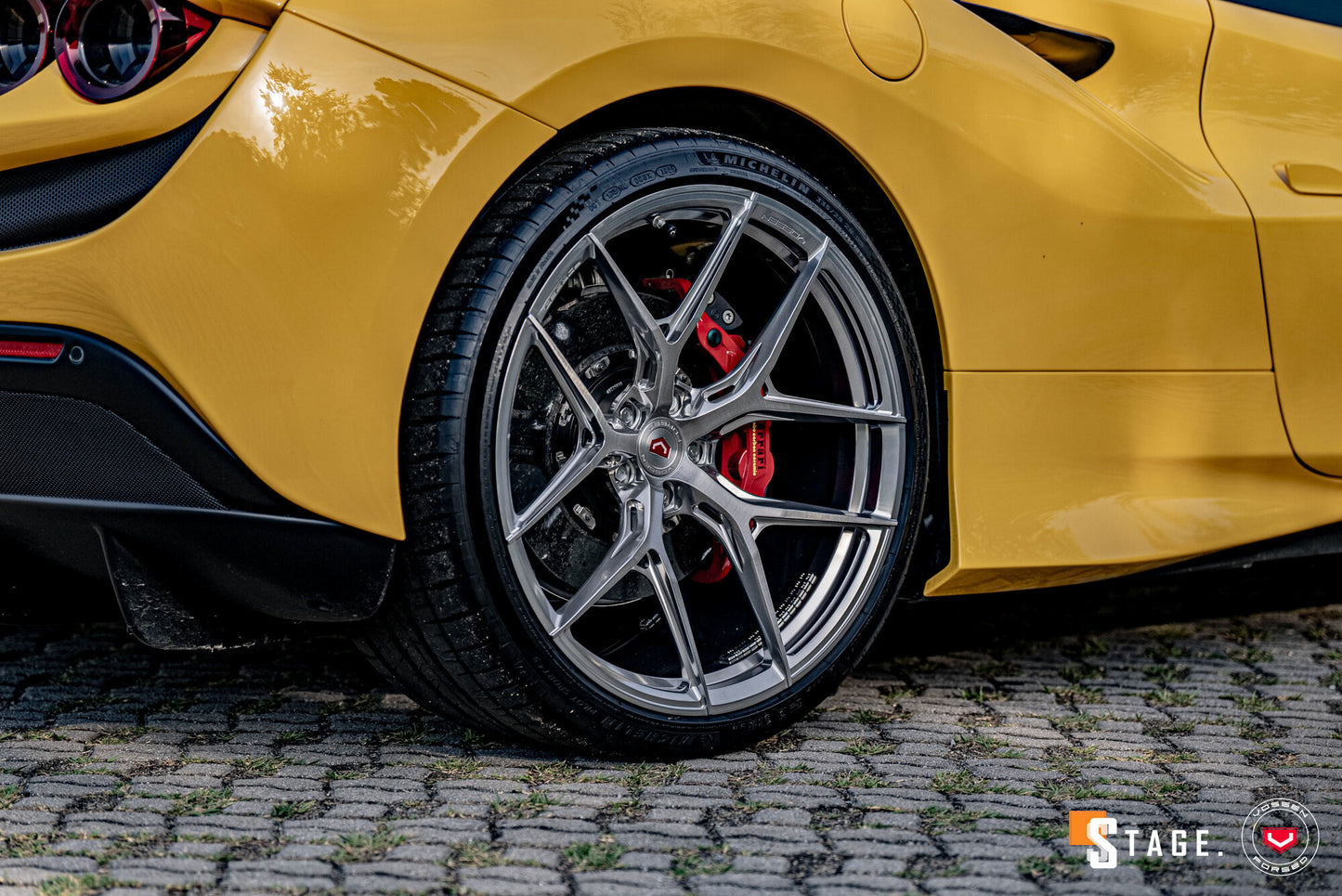Vossen S21-01 Wheel Set for Ferrari F8 - 21 Inch - Light Smoke