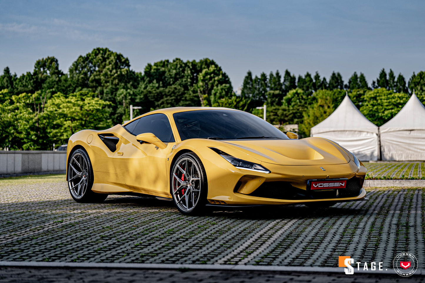 Vossen S21-01 Wheel Set for Ferrari F8 - 21 Inch - Light Smoke