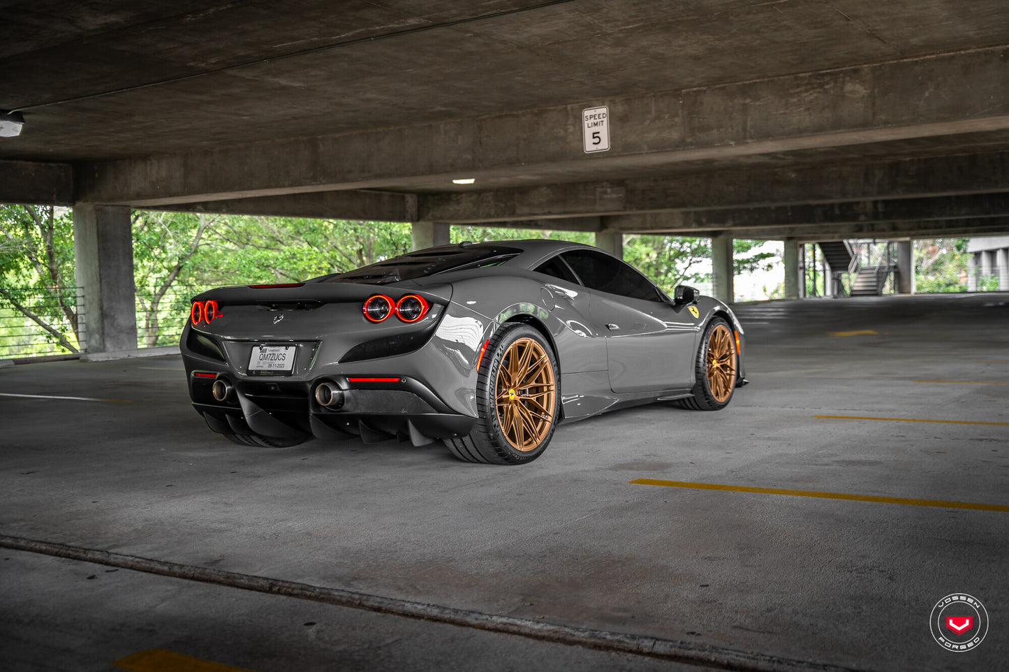 Vossen S21-02 Wheel Set for Ferrari F8 - 20 Inch - Matte Brickell Bronze
