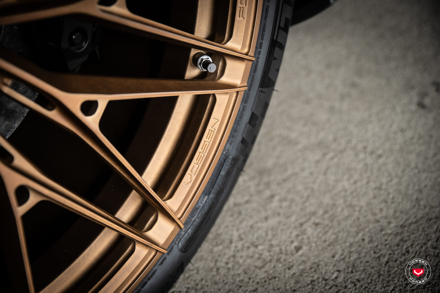 Vossen S21-02 Wheel Set for Ferrari F8 - 20 Inch - Matte Brickell Bronze