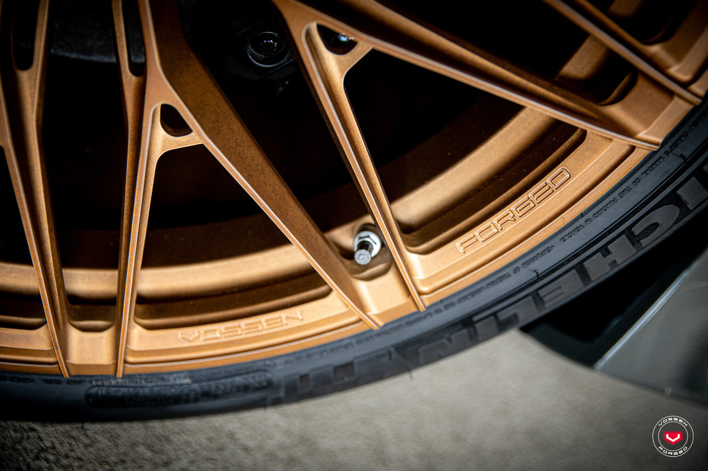 Vossen S21-02 Wheel Set for Ferrari F8 - 20 Inch - Matte Brickell Bronze