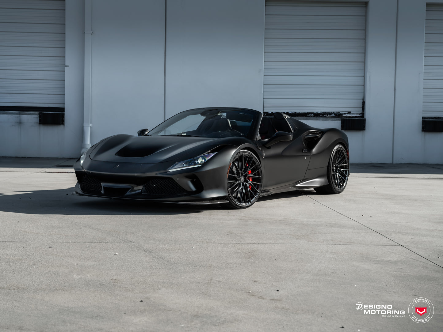 Vossen EVO-6T Wheel Set for Ferrari F8 - 21 Inch - Gloss Black