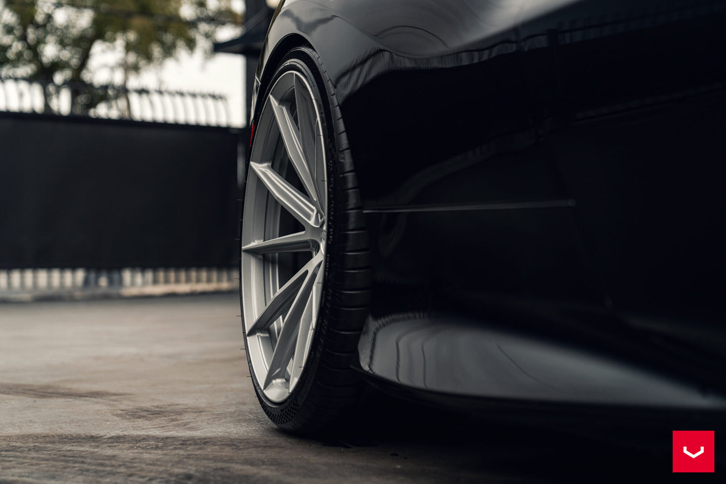 Vossen HFX-2 Wheel Set for Ferrari F8 - 21 Inch - Satin Silver