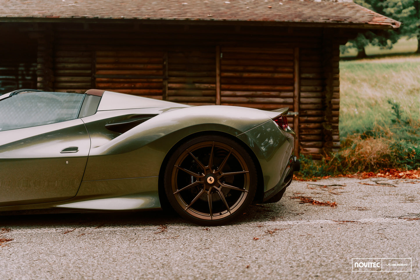 Vossen NF10 Wheel Set for Ferrari F8 - 21 Inch - Satin Bronze