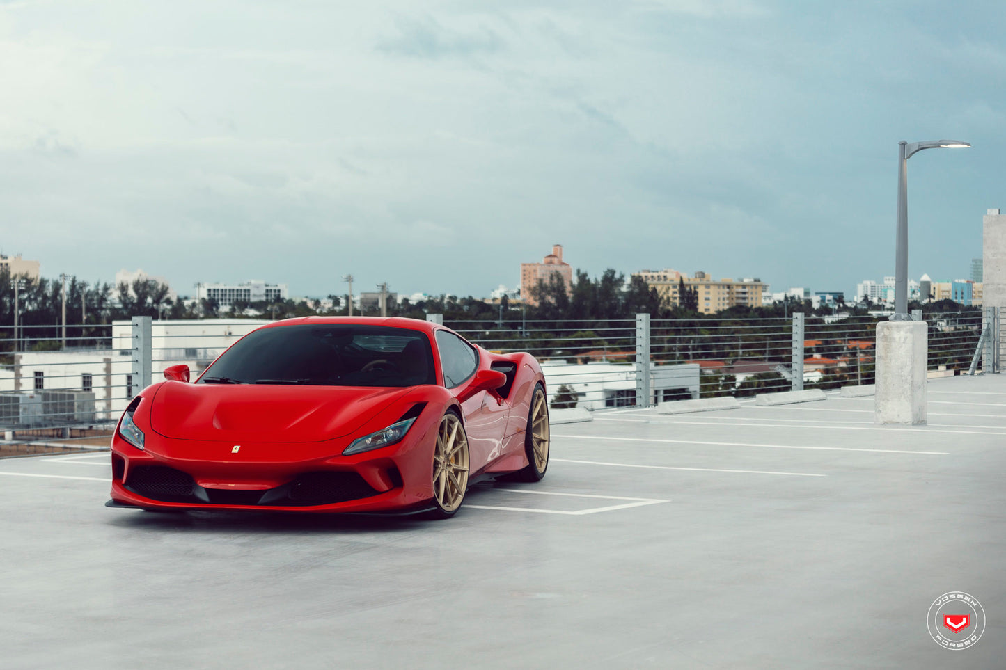 Vossen EVO-2 Wheel Set for Ferrari F8 - 21 Inch - Patina Gold