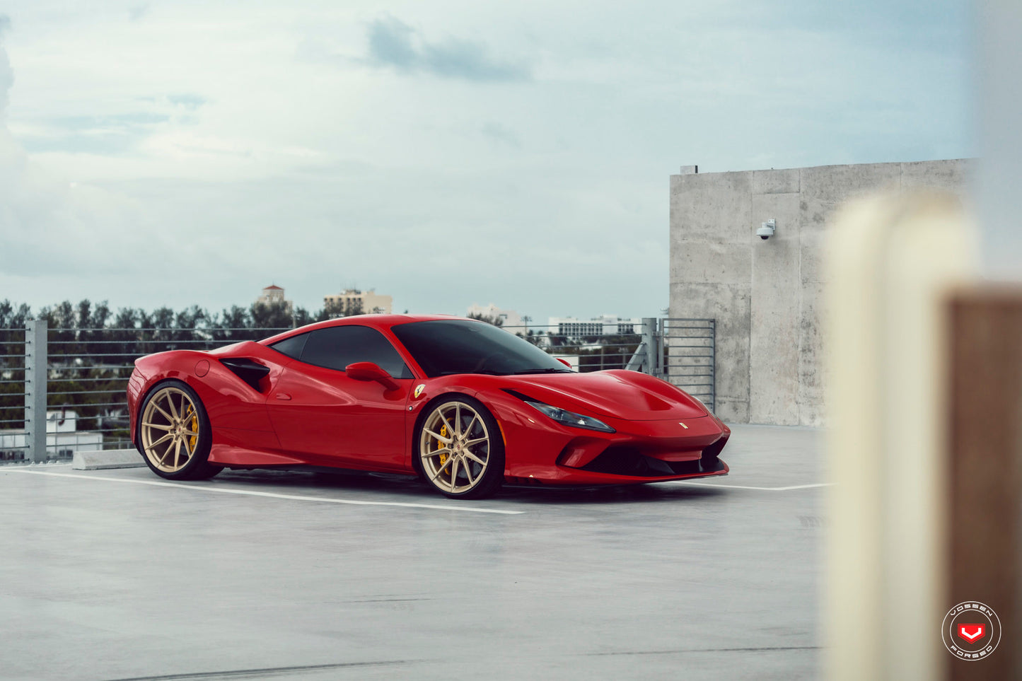 Vossen EVO-2 Wheel Set for Ferrari F8 - 21 Inch - Patina Gold